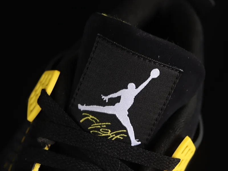 All categories Air Jordan Jordan series basketball shoes Air Jordan 4 LW version Air Jordan 4 "Thunder" AJ4 Joe 4 Thunder replica basketball shoes DH6927-017
